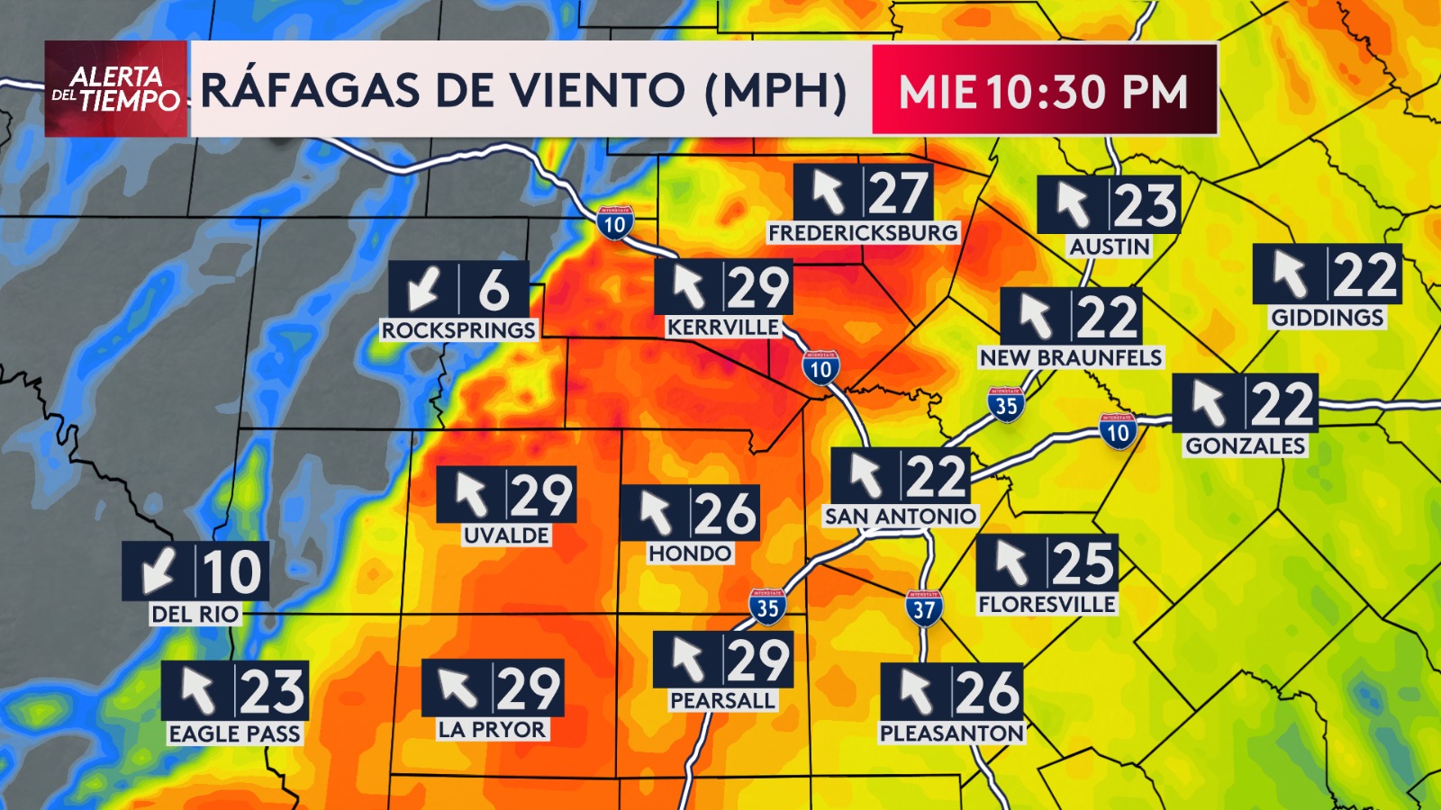 Riesgo de inundaciones se registra sobre la región de San Antonio